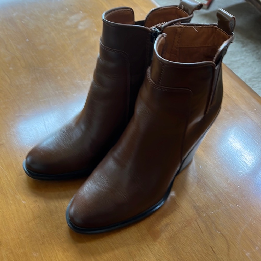 Franco Sarto Gamble Bootie - Western Leather Ankle Boot